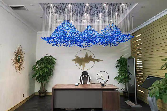 门市展厅石头灯样板